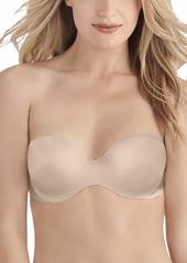 Vanity Fair Women's Nearly Invisible Strapless Underwire Bra 74202 damask neutral
