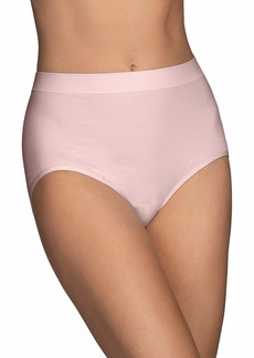 Vanity Fair Women's Smoothing Comfort Brief Panties with Rear Lift Seamless-Quartz