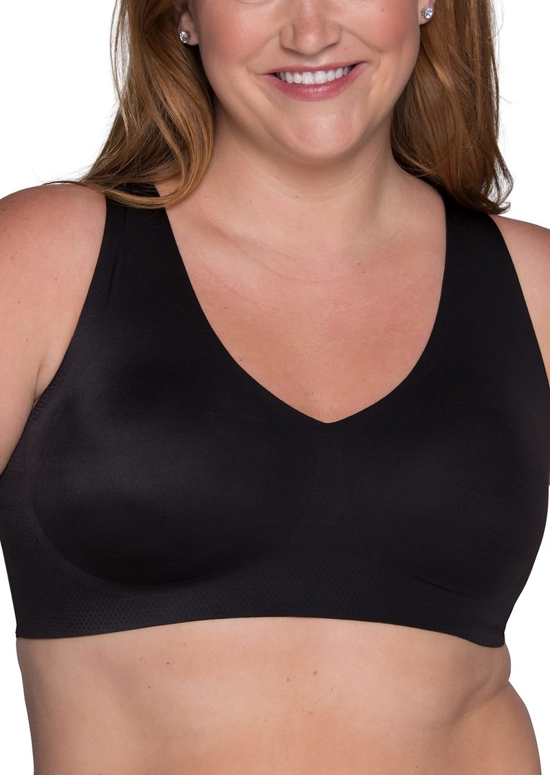 Vanity Fair Women's Beyond Comfort Sleek and Smooth Simple Sizing Wireless Bra