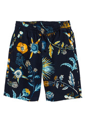 Vans Kids' Range Floral Cotton Twill Shorts in Califas at Nordstrom