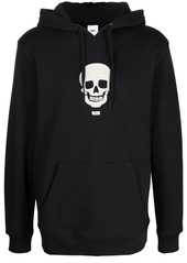 Vans embroidered-skull hoodie