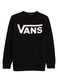 Kids' By Vans Classic Long Sleeve Graphic Tee in Black/white at Nordstrom