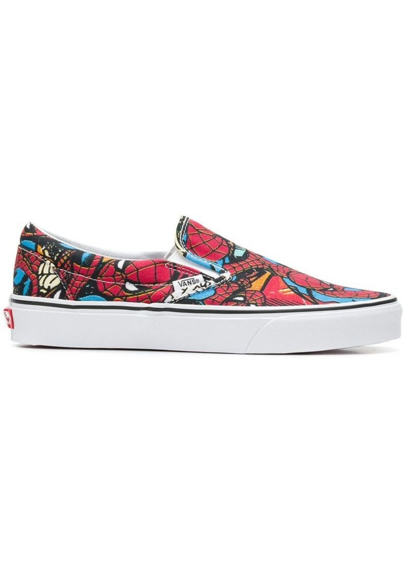 spiderman slip ons vans