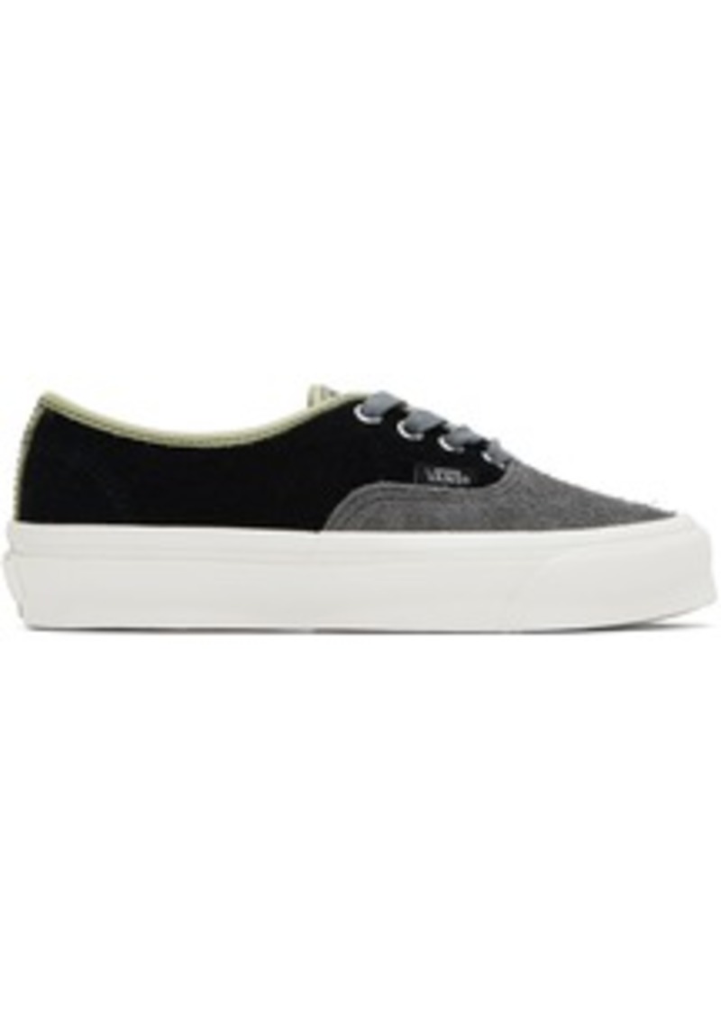 Vans Black & Gray OG Authentic LX Sneakers