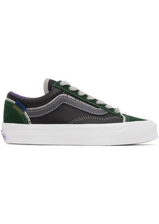 Vans Black & Green OG Style 36 UI Sneakers