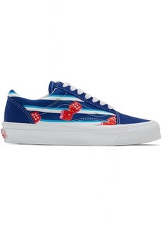 Vans Blue & White OG Old Skool LX Sneakers