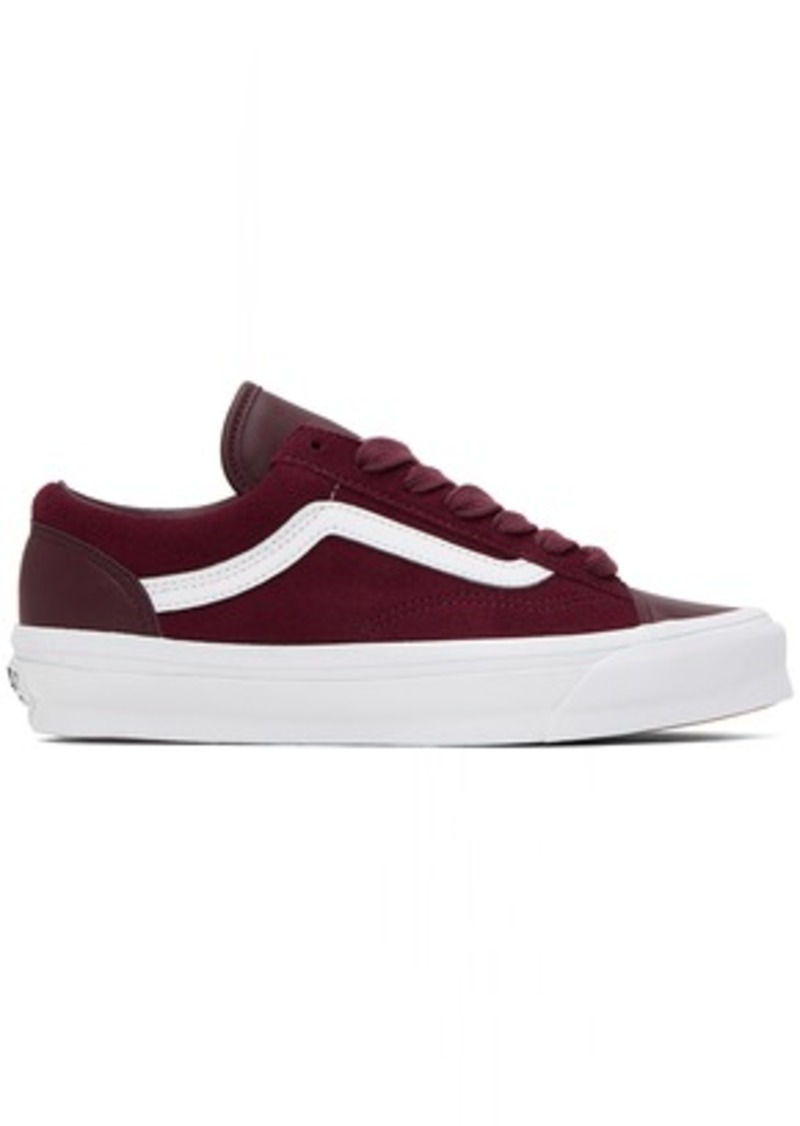 Vans Burgundy OG Style 36 LX Sneakers