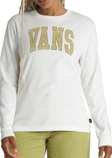 Vans Crest Logo Long Sleeve Graphic T-Shirt