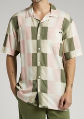 Vans Emory Block Plaid Camp Shirt