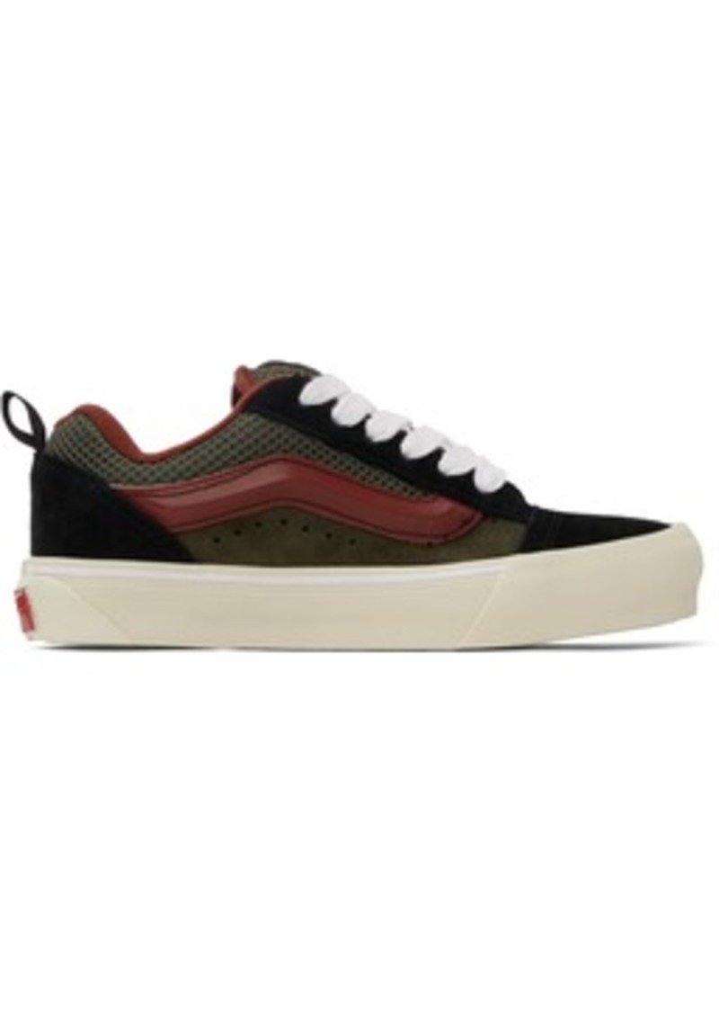 Vans Green & Black Vault Knu Skool LX Sneakers