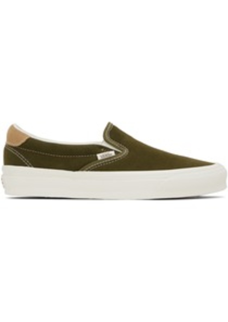 Vans Khaki OG Slip-On 59 LX Sneakers