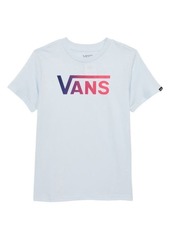 Vans Kids' Classic Logo Graphic Tee in Ballad Blue/Pink Glo at Nordstrom