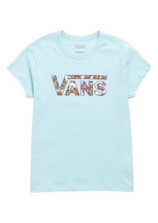 Vans Kids' G Elevated Floral Fill Graphic Tee in Blue Glow at Nordstrom