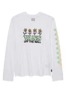 Vans Kids' Oh My Long Sleeve Graphic Tee in White at Nordstrom