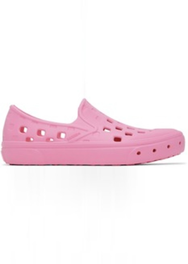 Vans Kids Pink Slip-On TRK Little Kids Sneakers