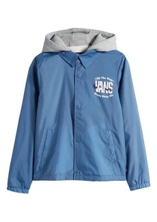 Vans Kids' Riley Water Resistant Hooded Coach's Jacket