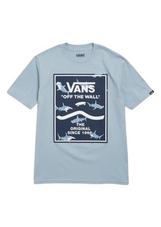 Vans Kids' Shark Print Box Graphic T-Shirt
