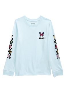 Vans Kids' Single Fly Long Sleeve Graphic Tee in Delicate Blue at Nordstrom