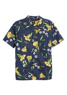 Vans Kids' Thompson Floral Short Sleeve Camp Shirt