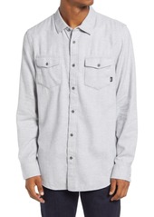 Vans Men's Galveston Classic Fit Button-Up Shirt in Frost Grey at Nordstrom