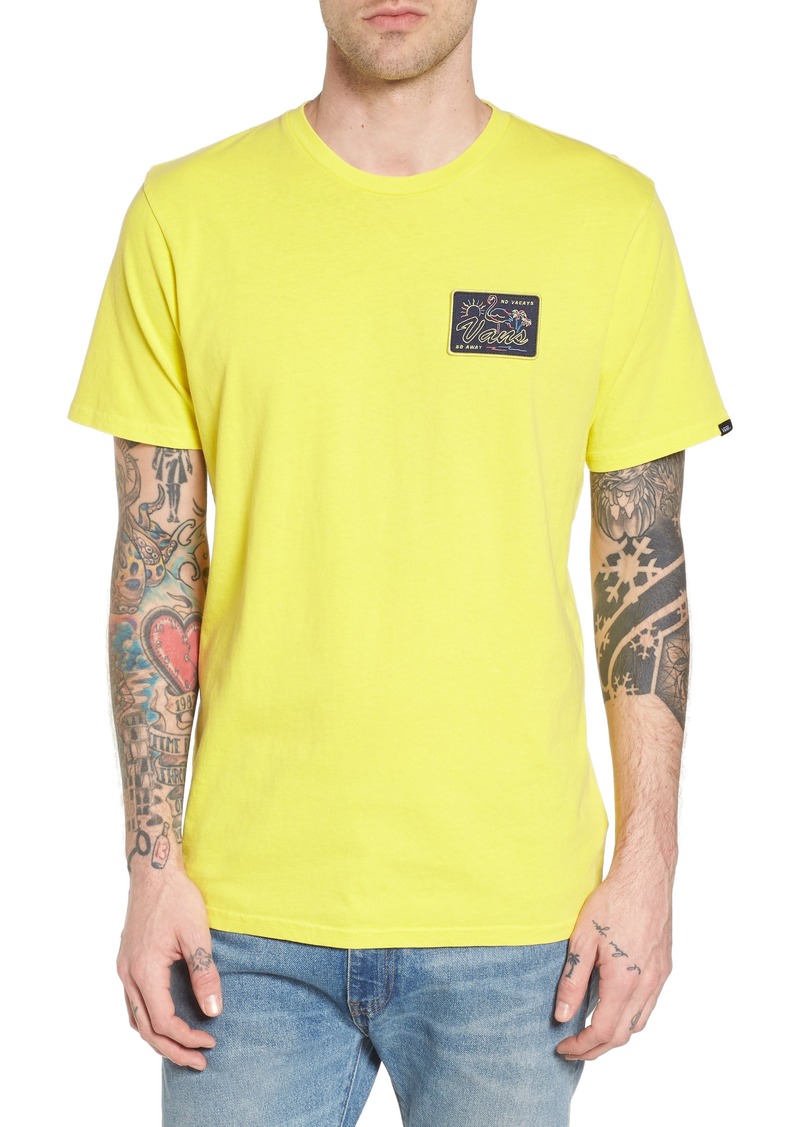 yellow vans shirt mens