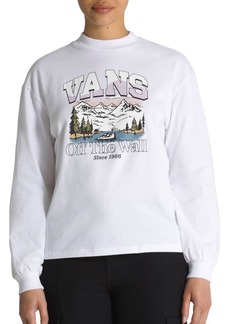 Vans Off the Wall Springs Long Sleeve Mock Neck Graphic T-Shirt