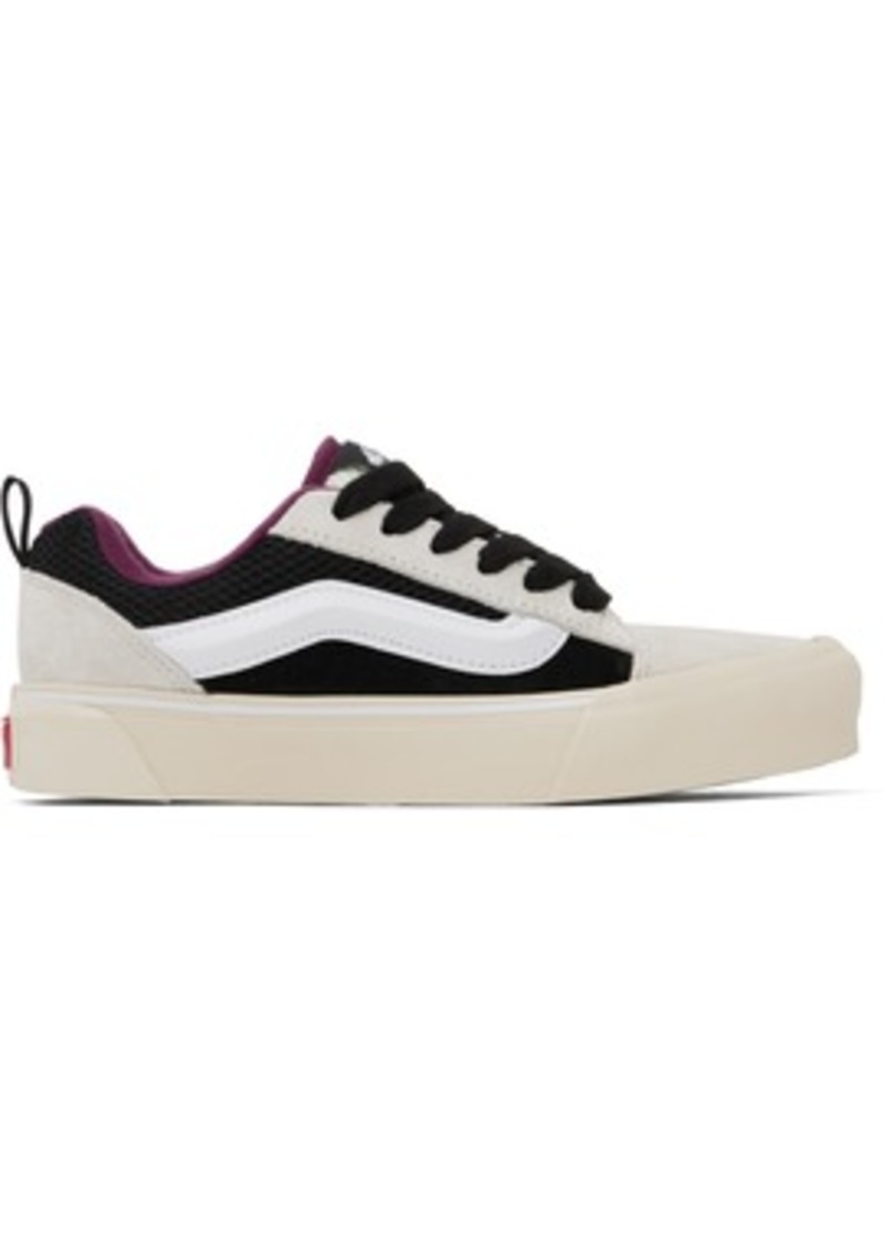 Vans Off-White & Black Knu Skool Vlt LX Sneakers