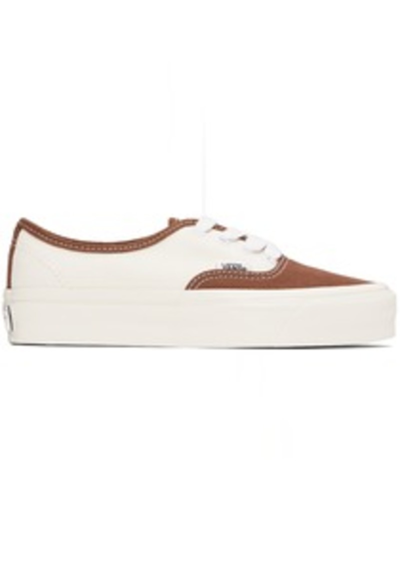 Vans Off-White & Brown Authentic Reissue 44 Sneakers