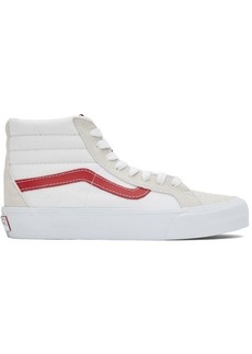 Vans Off-White & White Sk8 High-Top Sneakers