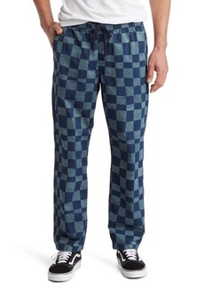 Vans Range Relaxed Fit Checkerboard Cotton Drawstring Pants