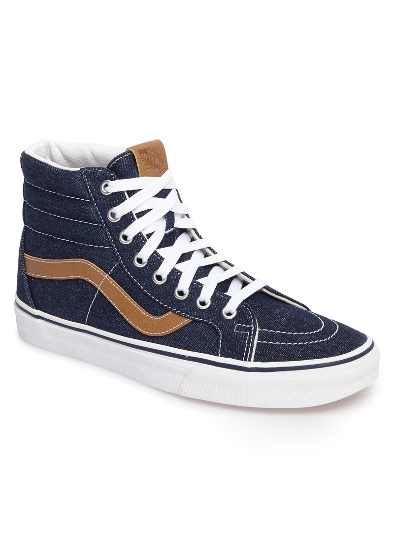 denim vans high top