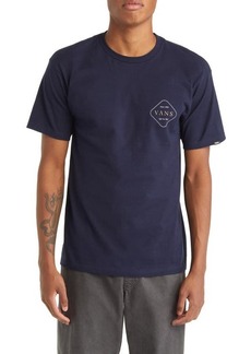 Vans Speckled Daisy Cotton Graphic Tee in Navy at Nordstrom