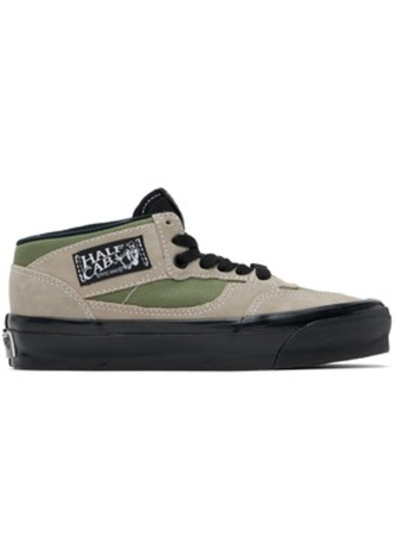 Vans Taupe & Khaki Half Cab Reissue 33 Sneakers