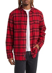 Vans Westminster Plaid Flannel Button-Up Shirt