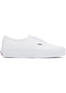 Vans White OG Authentic LX Sneakers