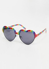 Vans x Flour Shop rainbow sunglasses in multi