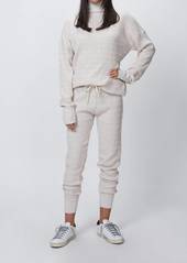 Varley Florence Sweatpant In Neutral Knit
