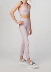 Varley Luna Legging In Blush Croc