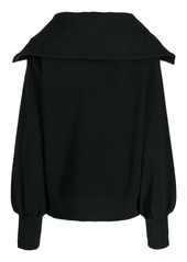 Varley oversize-collar ribbed jumper