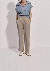 Varley Tacoma Straight Pleat Pant In Cinder