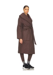 Varley Ana Long Wrap Puffer Coat