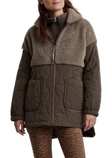 Varley Derry Mix Media Quilted Jacket