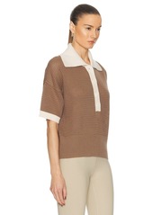 Varley Finch Knit Polo Top