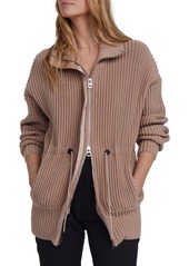 Varley Greenfield Cotton Rib Jacket in Stucco at Nordstrom