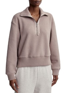 Varley Roselle Recycled Polyester Fleece Half Zip Pullover
