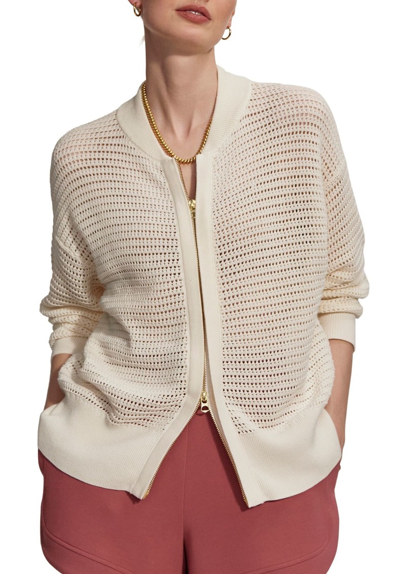 Varley Women's Ward Knit Jacket, Small, White