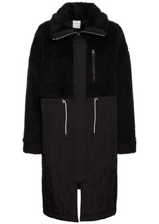 Varley Walsh Quilted Sherpa Coat
