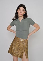 Veda Margie Leather Skirt Snake - 8 - Also in: 10, 2, 0