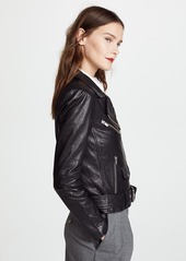 VEDA Jayne Classic Leather Jacket