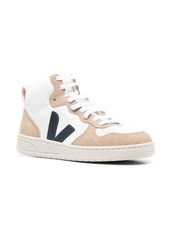 VEJA panelled high-top sneakers